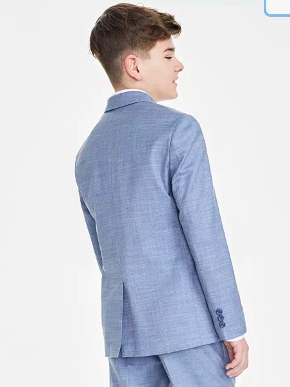 Tommy Hifiger Boys Light Blue Suit w Shirt, size 12